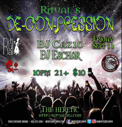 Ritual’s De-Con-Pression w/ DJ Caz10 & DJ Eschar