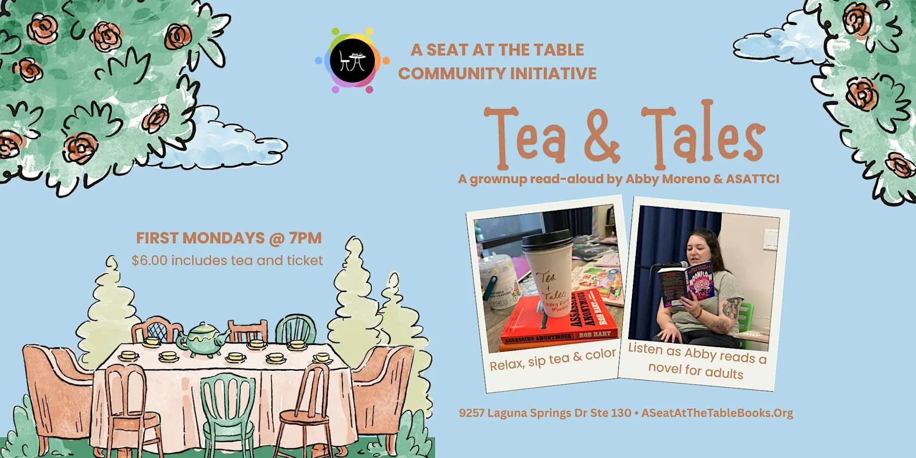 Tea & Tales: A Grownup Read-Aloud - 01/04