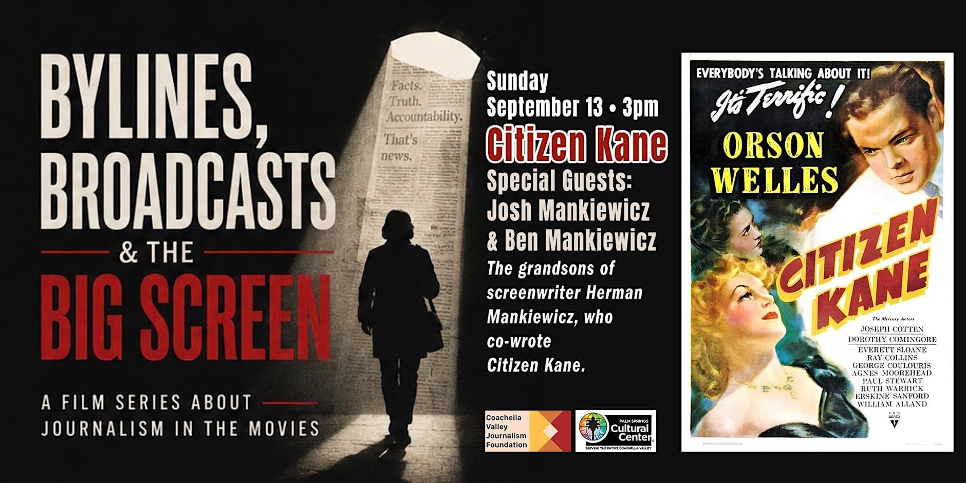 Bylines, Broadcasts and the BIG Screen: Citizen Kane