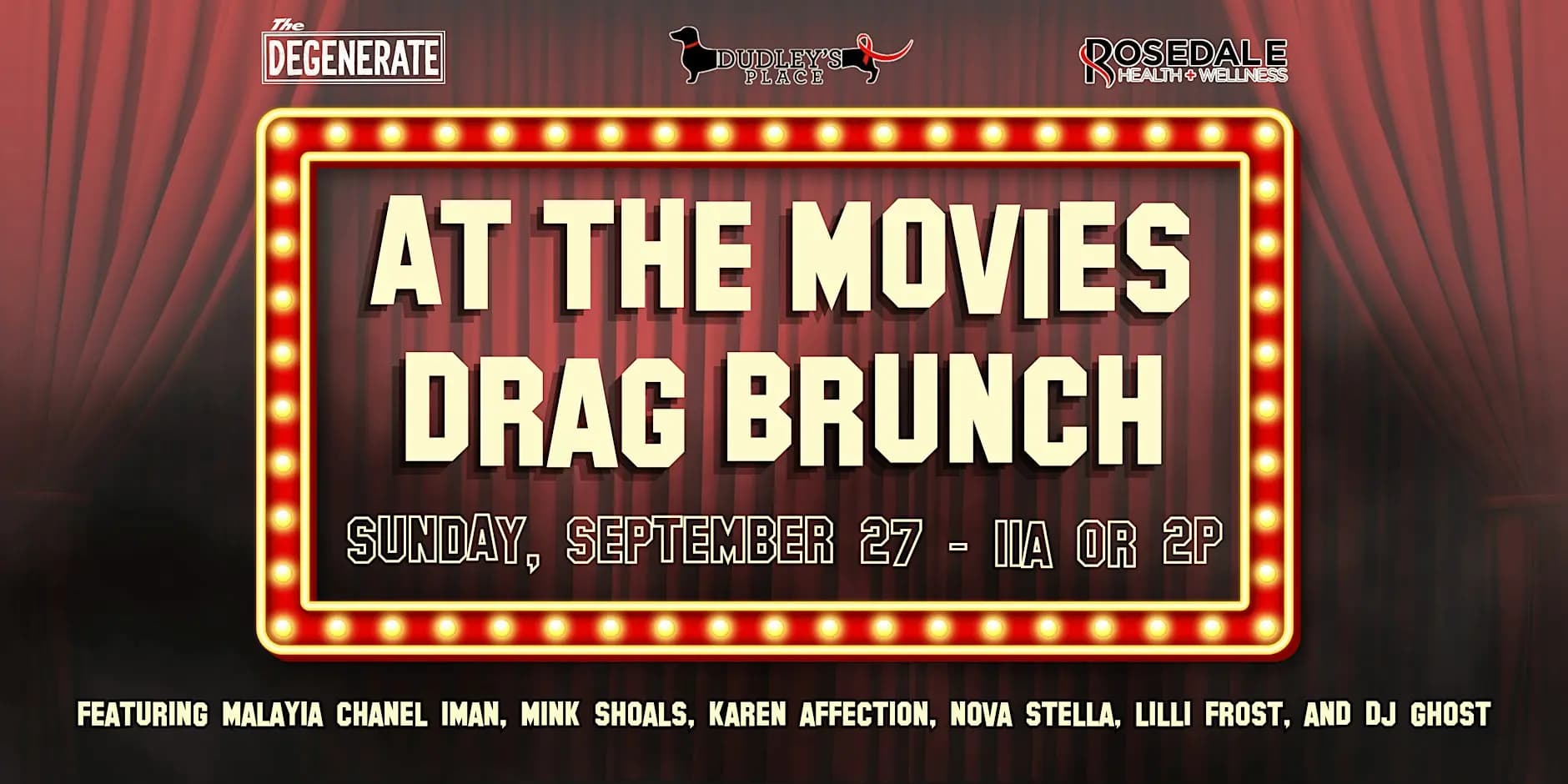 Dudley's Divas: "At the Movies" Drag Brunch