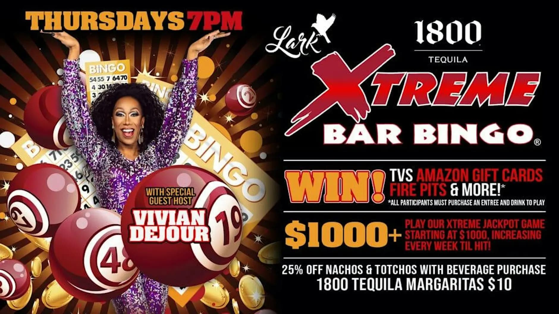 Xtreme Bar Drag Bingo at Lark - 10/29