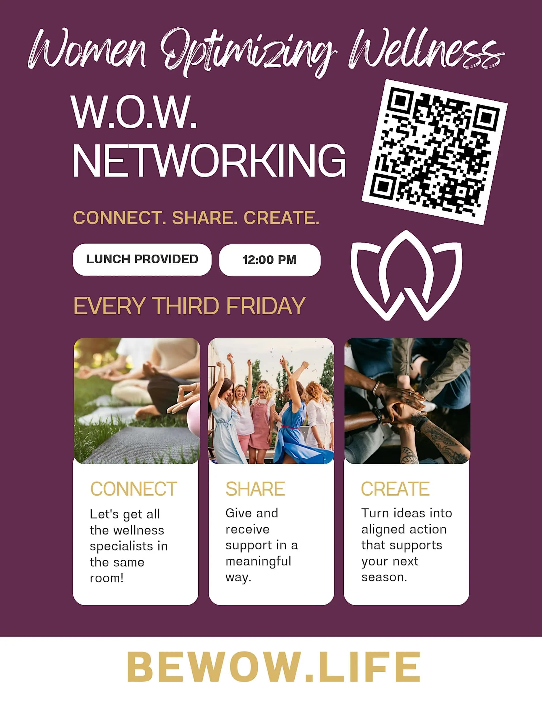 W.O.W. (Women Optimizing Wellness) Networking Lunch - 12/18