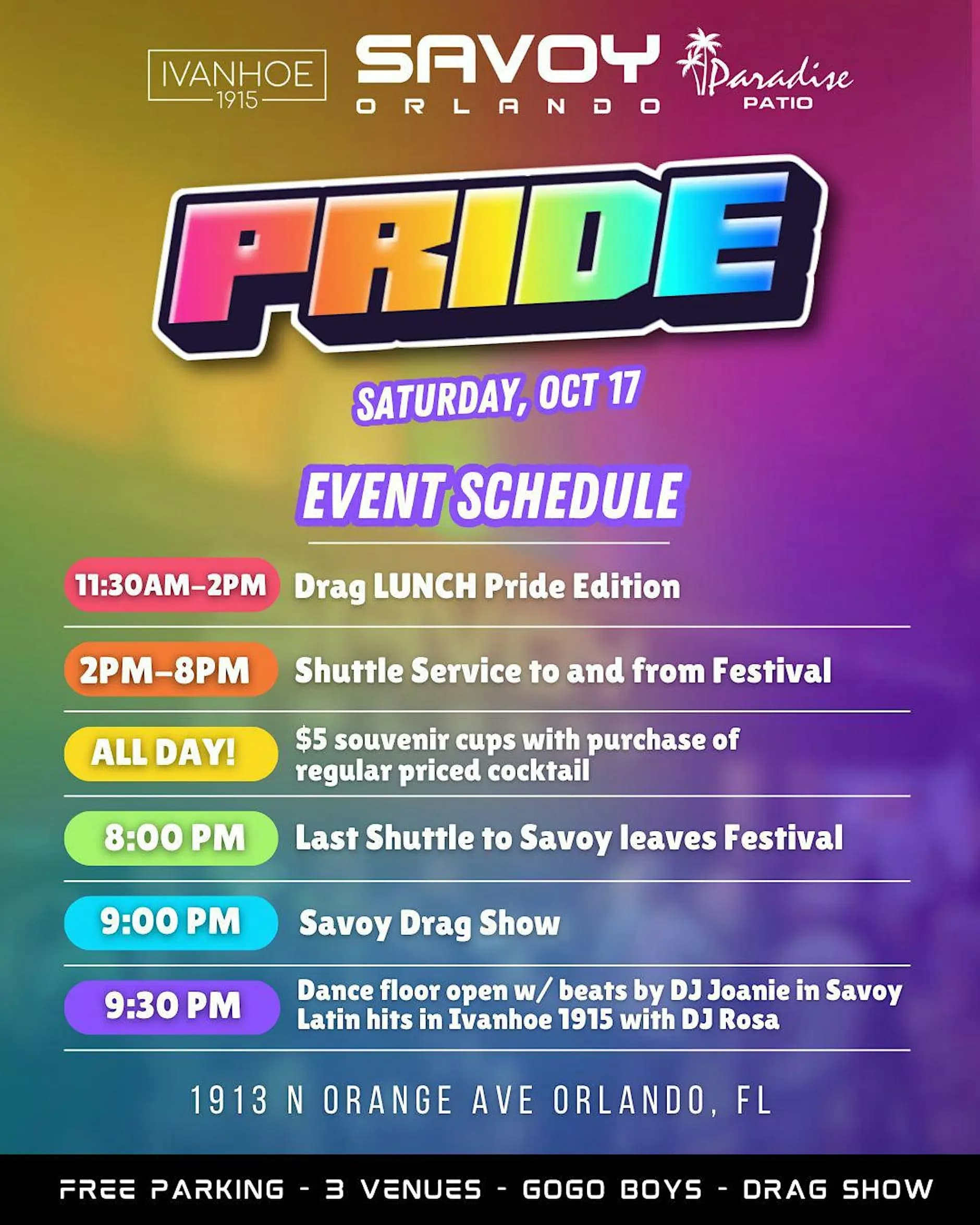 PRIDE at SAVOY Orlando