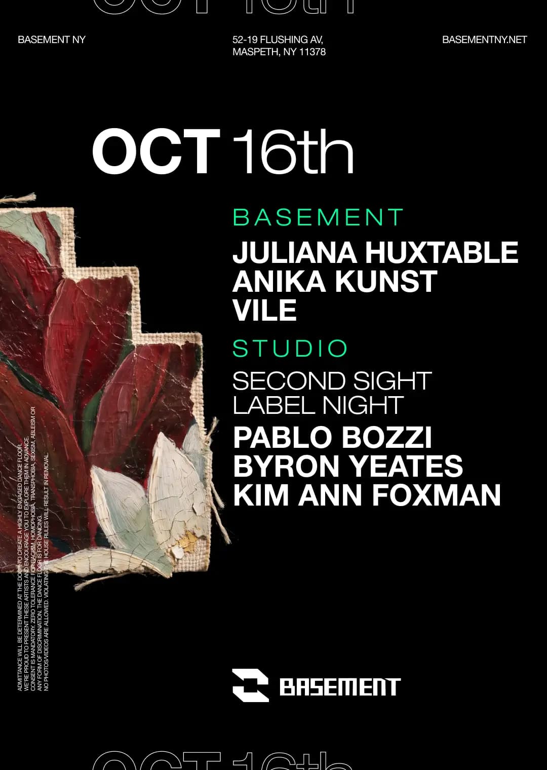 Juliana Huxtable / Anika Kunst / VILE / Pablo Bozzi / Byron Yeates / Kim Ann Foxman