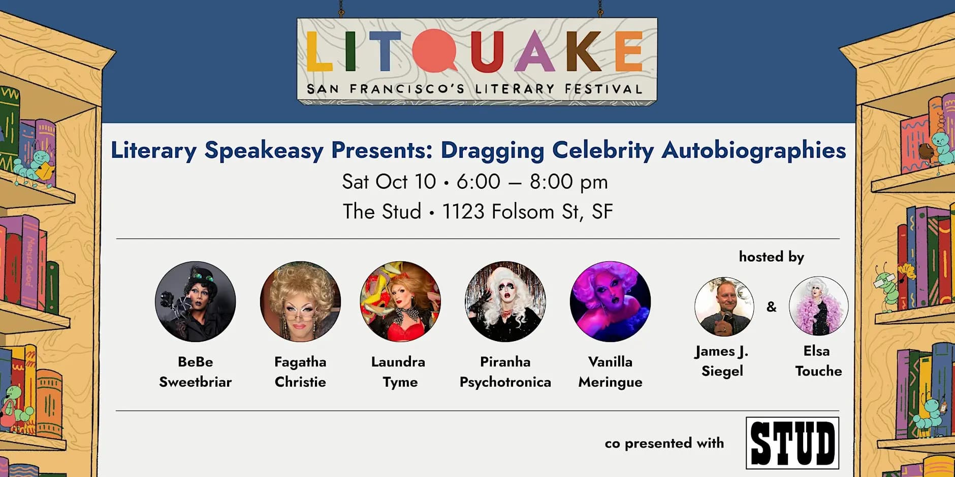 Literary Speakeasy Presents: Dragging Celebrity Autobiographies