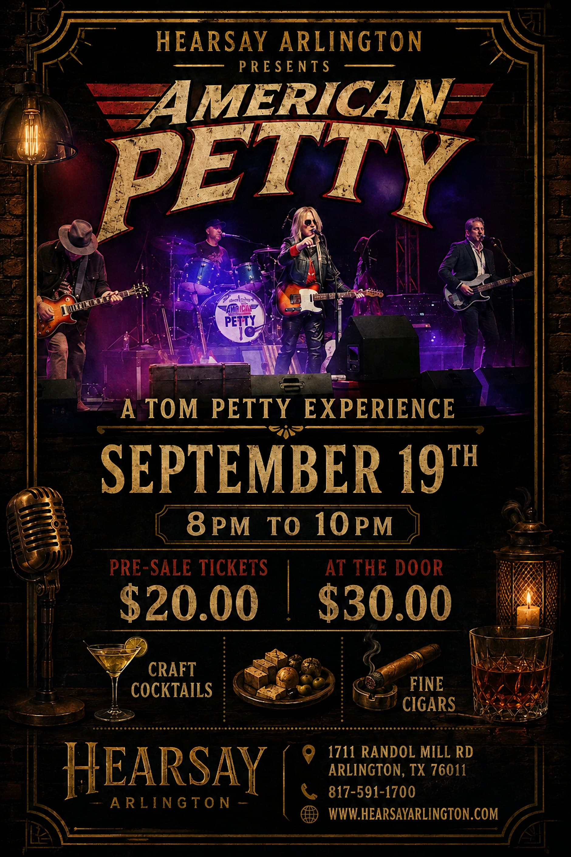 Hearsay Arlington proud to present American Petty
