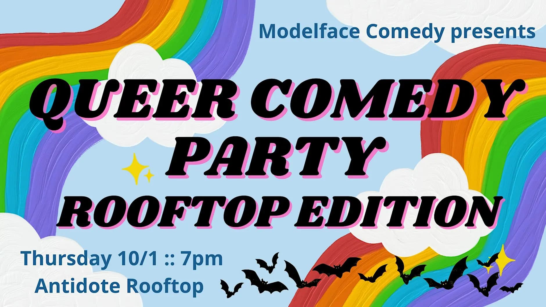 Queer Comedy Party: Fall Rooftop Edition