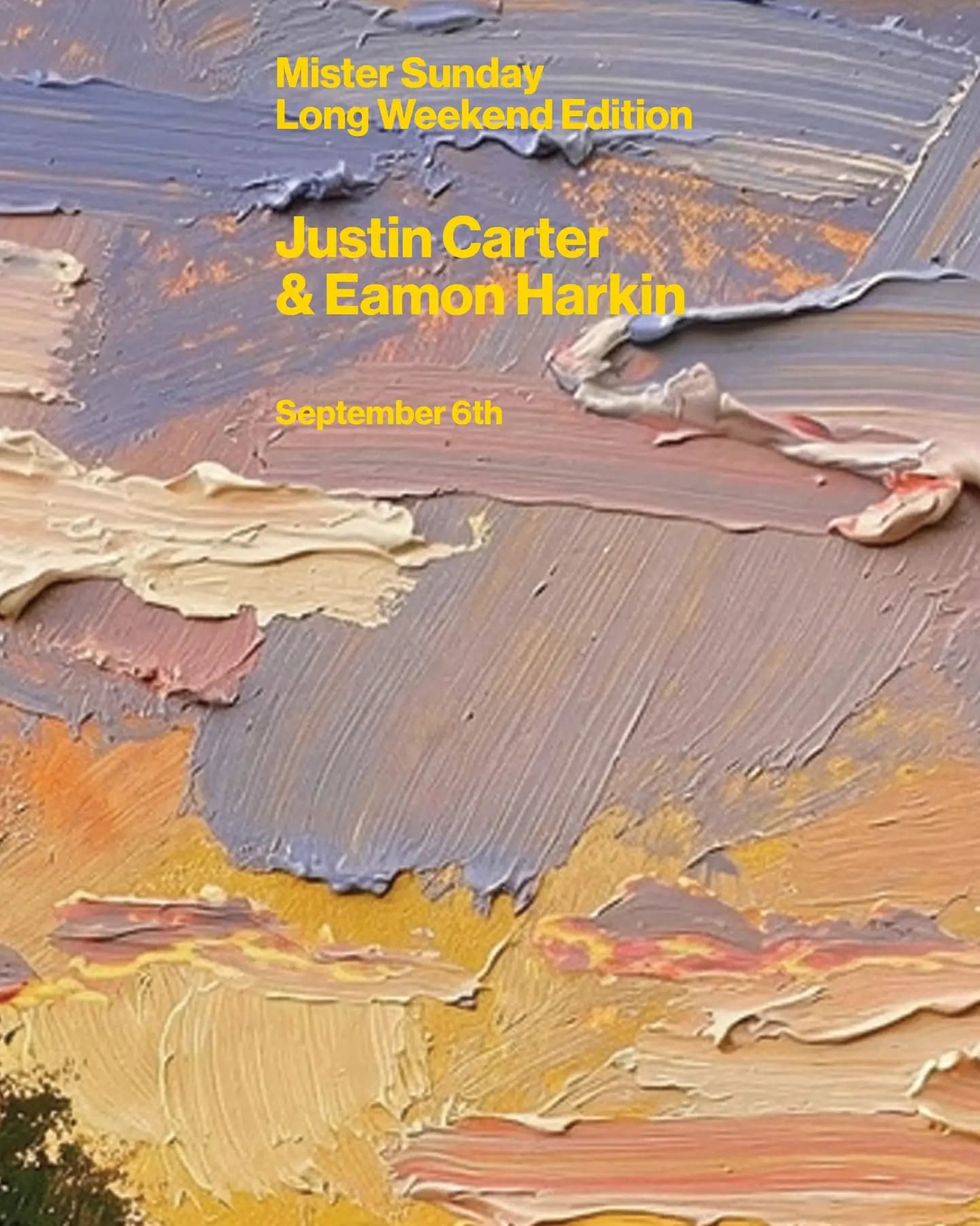 Mister Sunday Long Weekend Edition: Justin Carter and Eamon Harkin