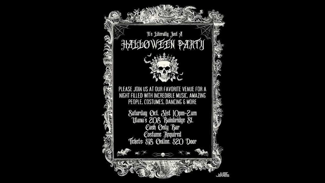 It's Literally Just A Halloween Party