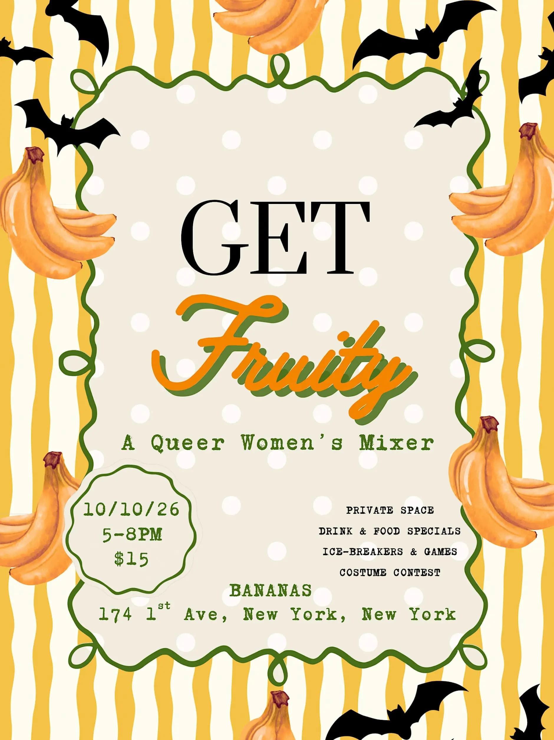 Get Fruity Queer Women's Mixer
