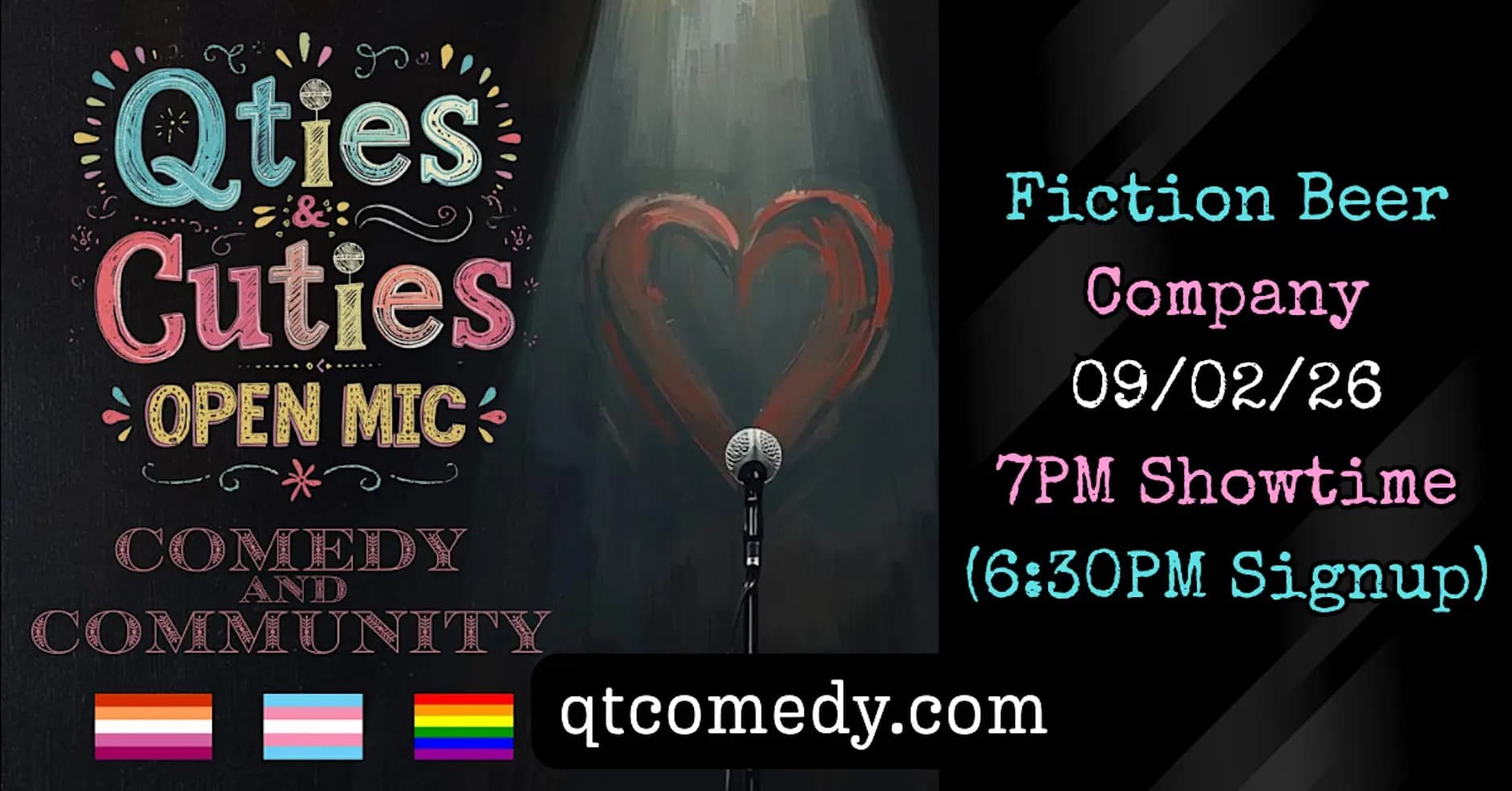 Queer/Women's Comedy Open Mic - QTs & Cuties