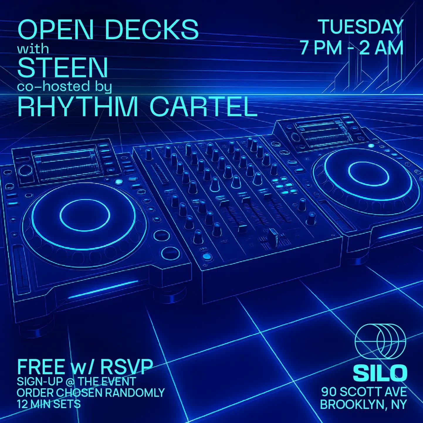 Open Decks with STEEN & Rhythm Cartel
