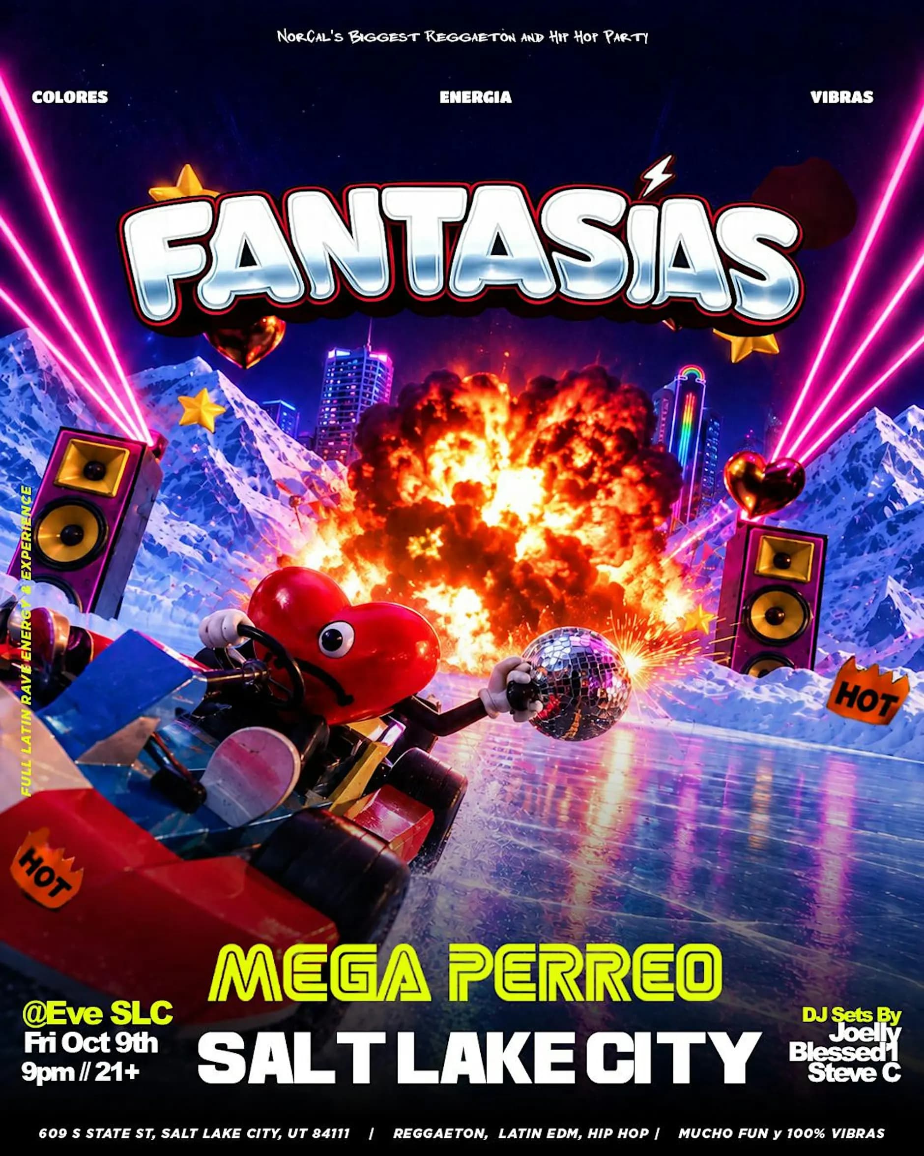 Fantasías: Mega Perreo - Latin Rave, Salt Lake City