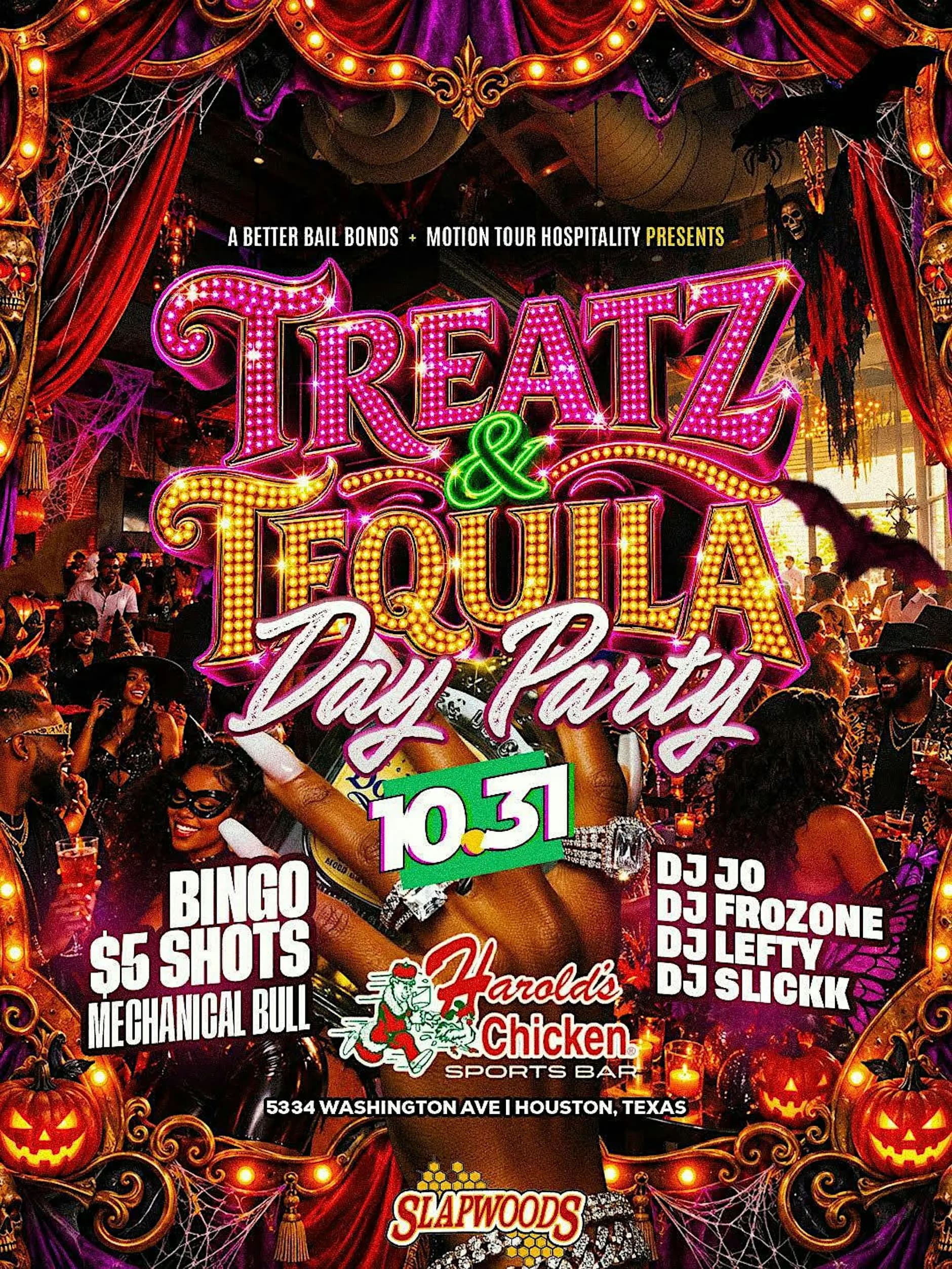 Treatz & Tequlia Halloween Day Party