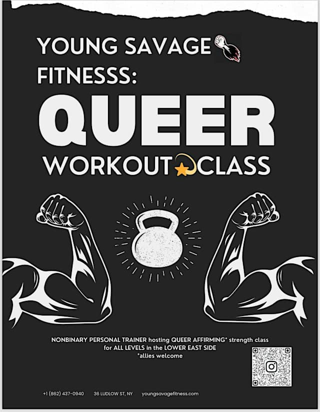 QUEER WORK OUT CLASS - 10/06