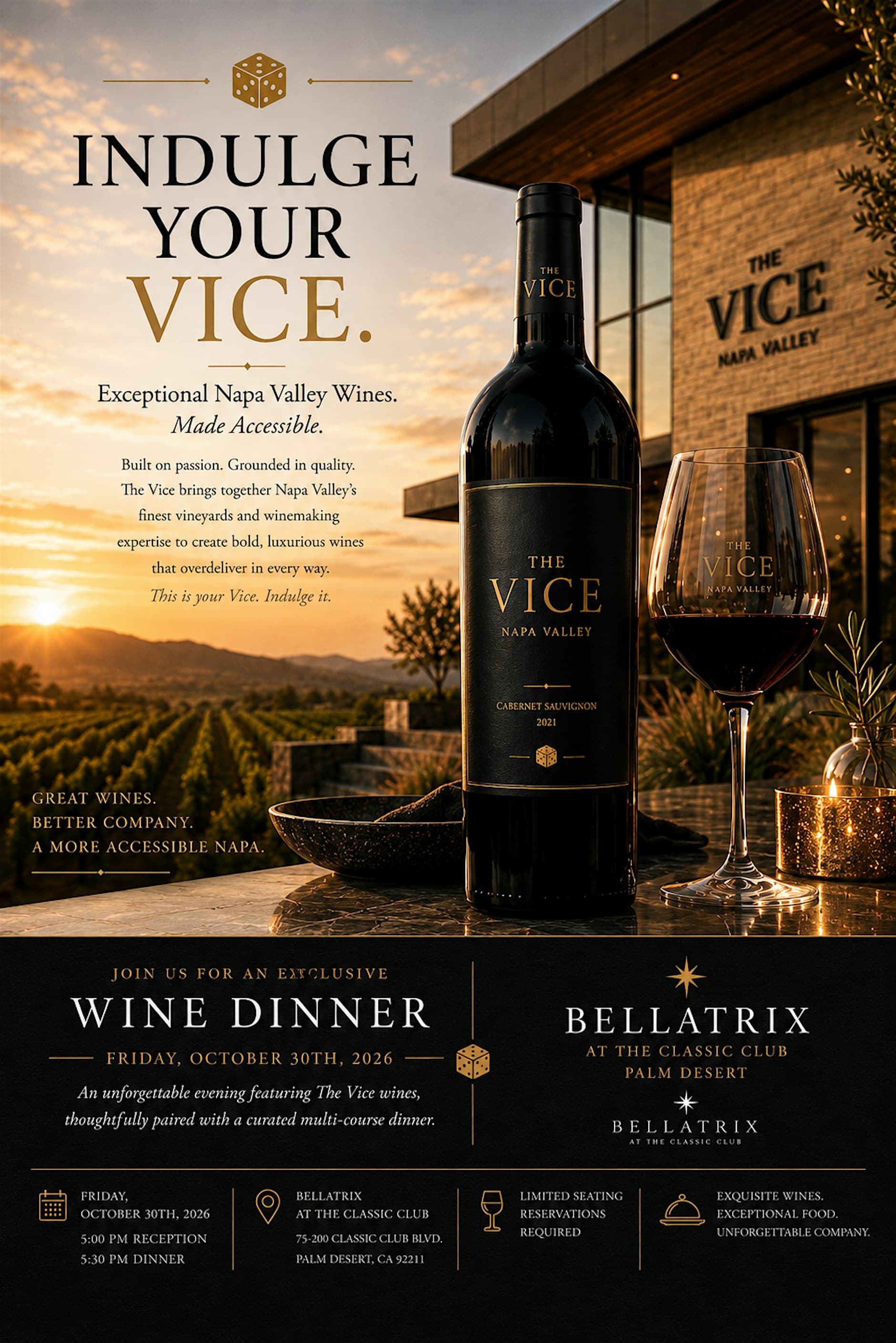 The Vice Wine Dinner