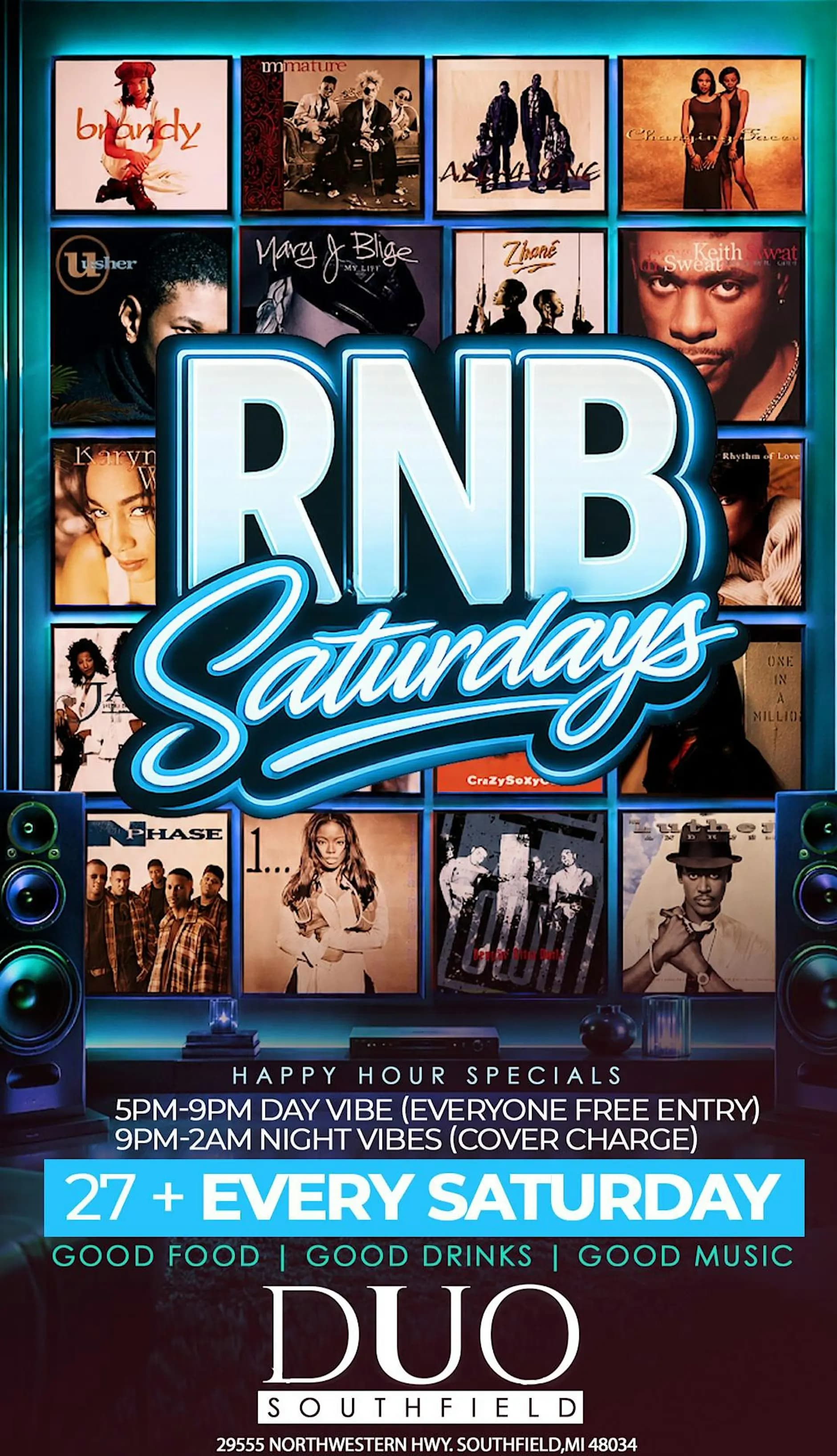 R&B Saturdays - 10/24