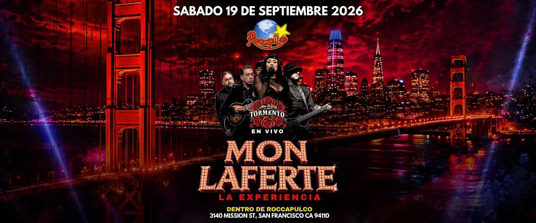 La Experiencia MON LAFERTE con Tormento en Roccapulco!