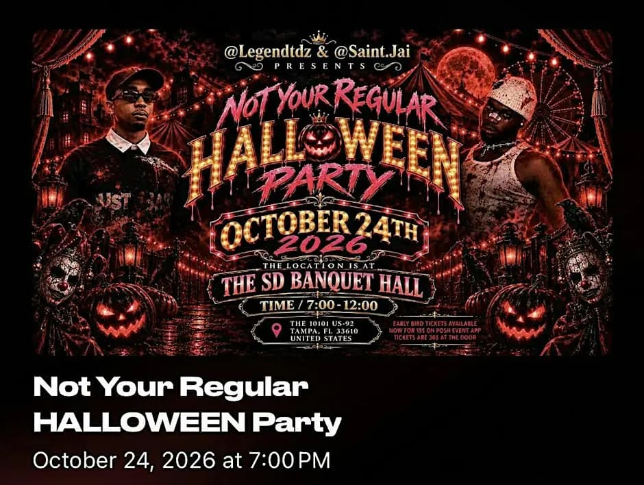 Not Your Regular HALLOWEEN Party