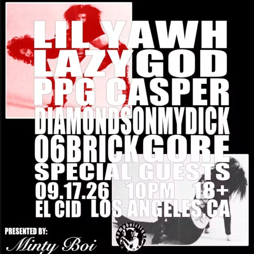 Minty Boi Presents: Lil Yawh & Lazygod in Los Angeles