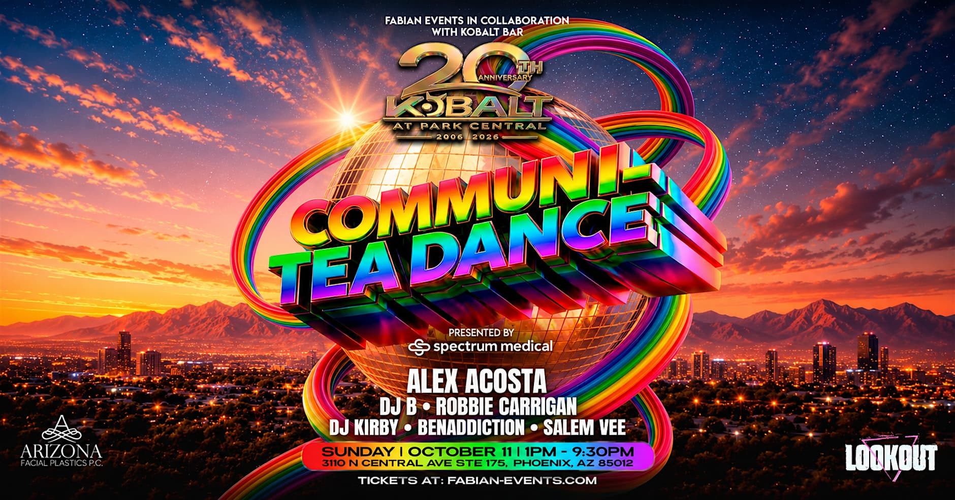 Communi-TEA Dance Block Party • Celebrating 20 Years of Kobalt Bar