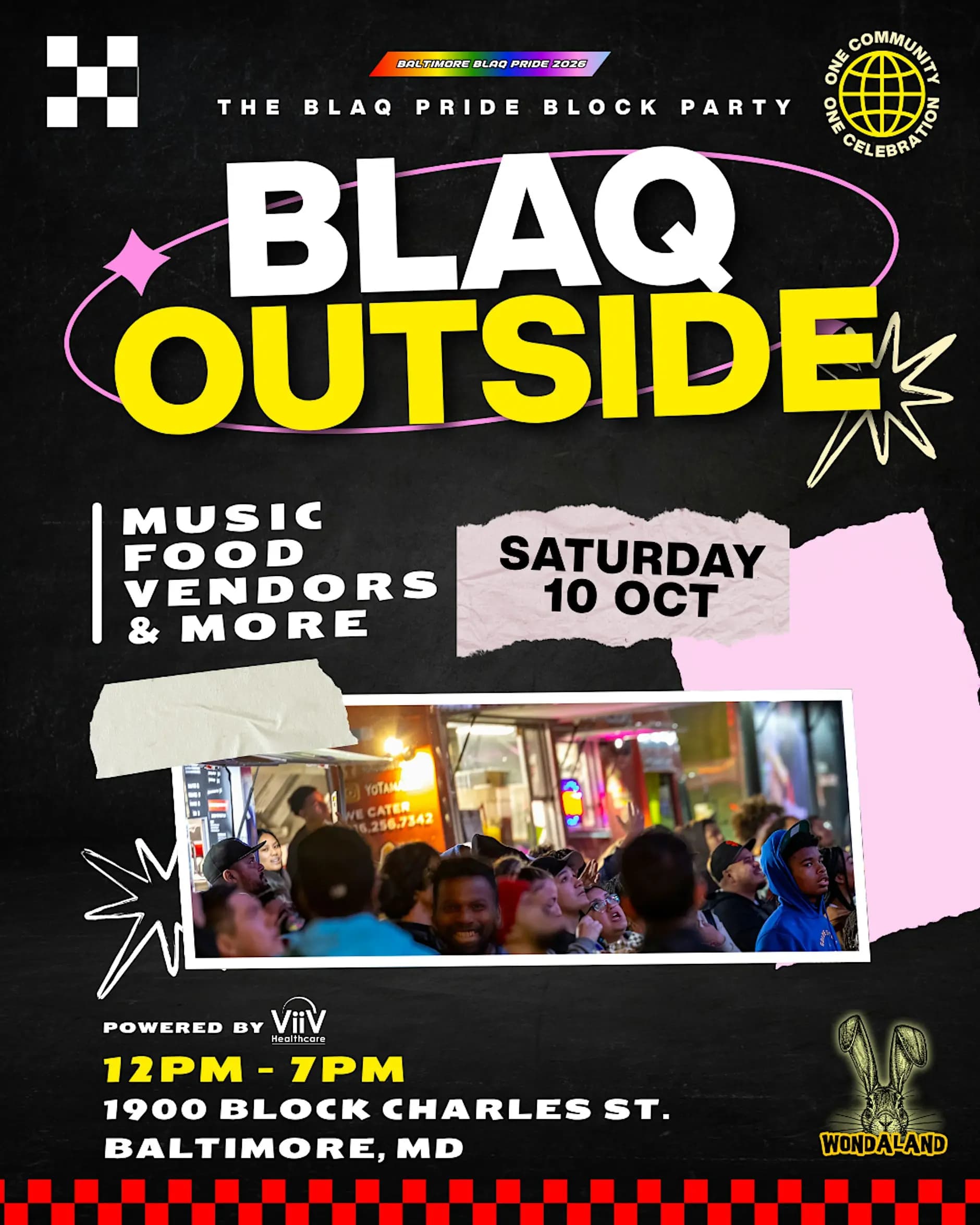 BLAQ OUTSIDE: A Pride Block Party