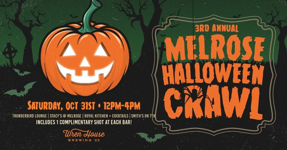 2nd Annual Melrose Halloween Crawl at Thunderbird Lounge.