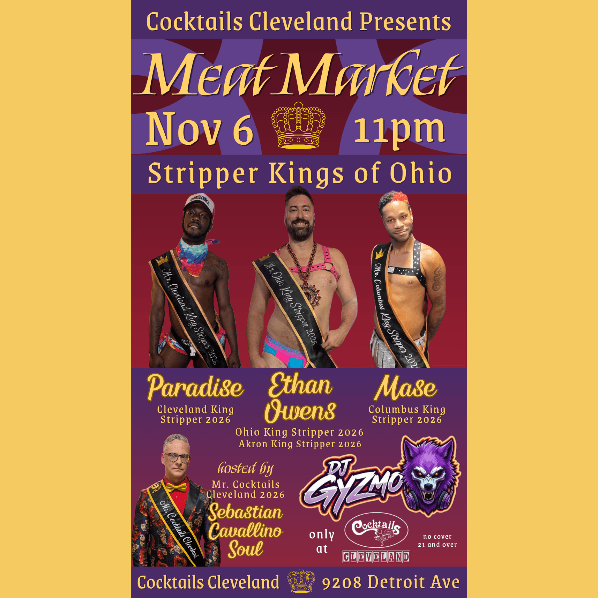 Meat Market: Stripper Kings of Ohio (November 6)