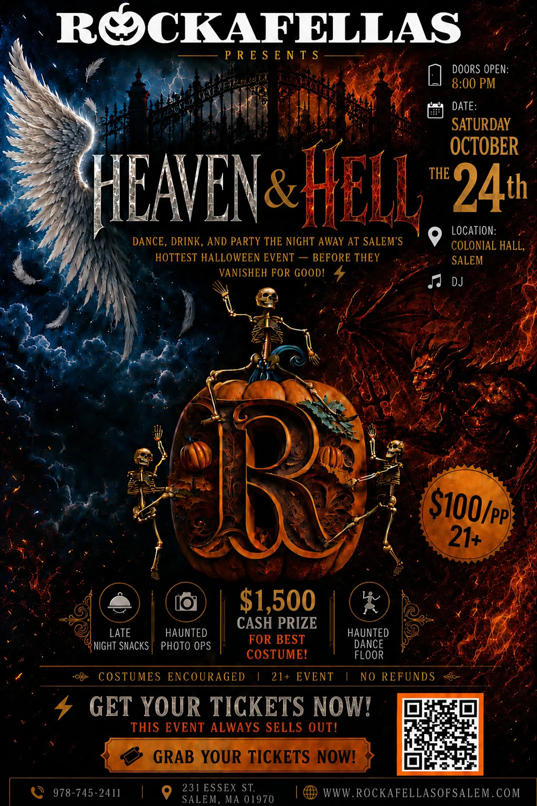 Colonial Hall's Annual Heaven & Hell Ball!