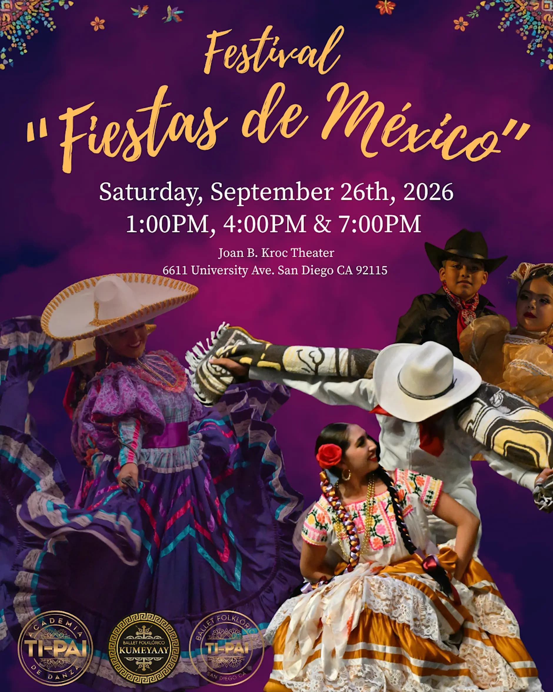 Festival de Danza "Fiestas de México" 7PM