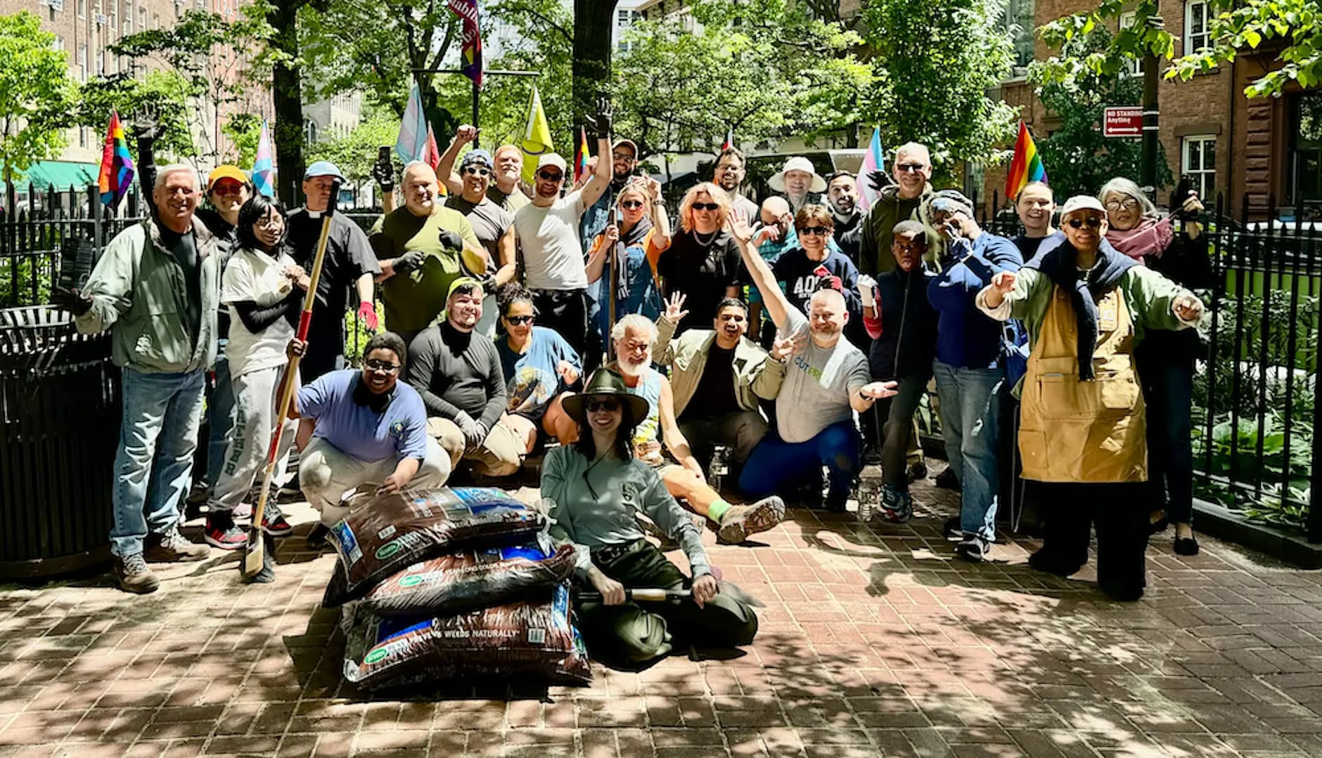 Stonewall National Monument - Annual Tulip Bulb Planting - NYC