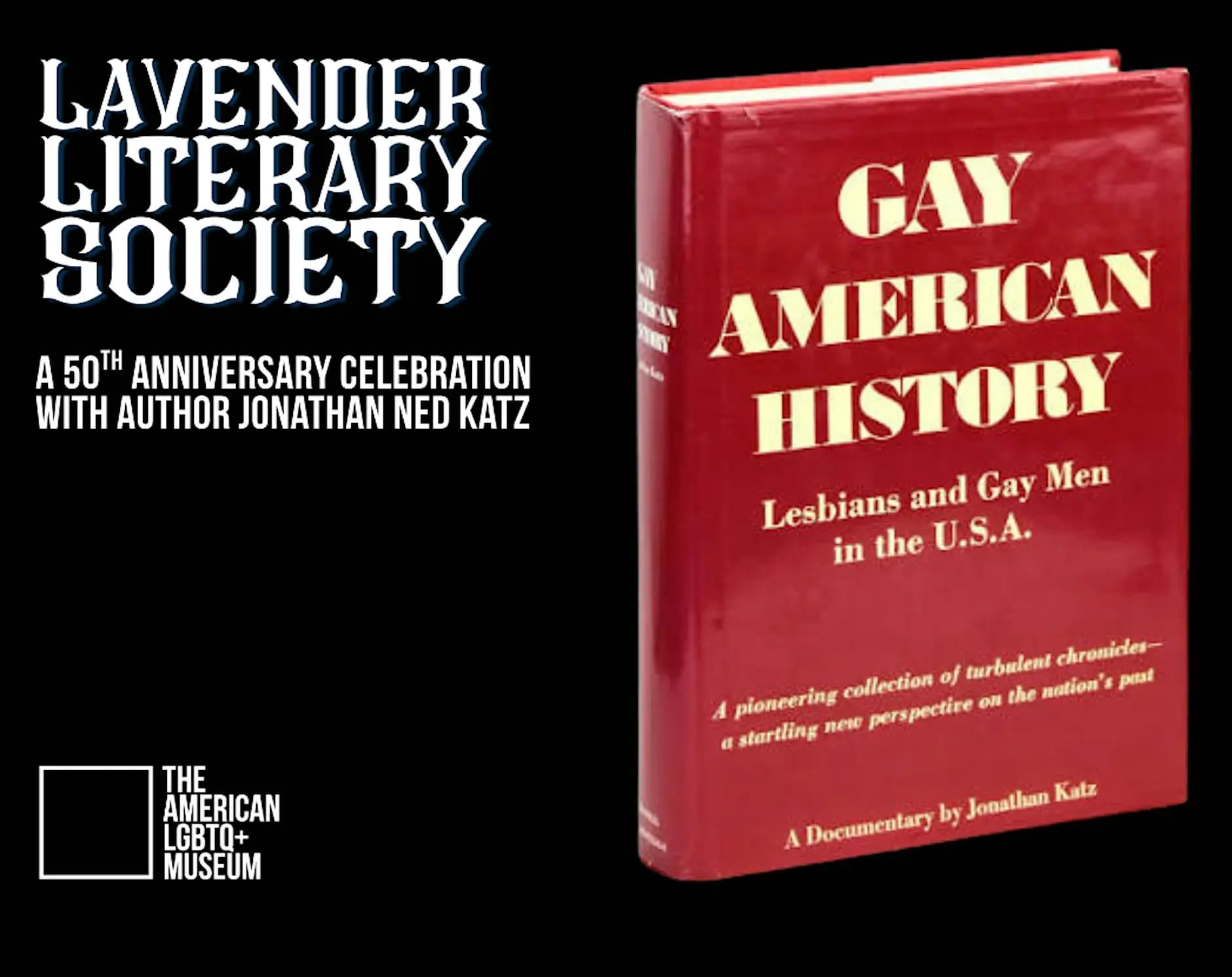 October | Lavender Literary Society: Gay American History at 50!