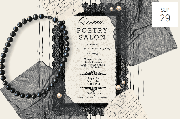 Queer Poetry Salon at Dorothy
