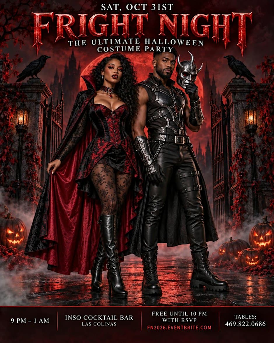 Fright Night - Dallas Grown & Sexy Halloween Costume Party