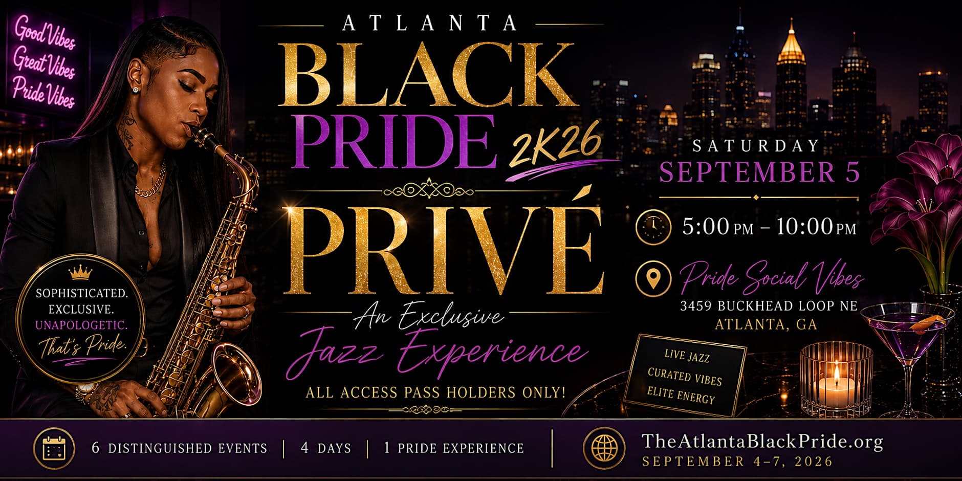 PRIVÉ — An Exclusive Jazz Experience | Atlanta Black Pride 2K26