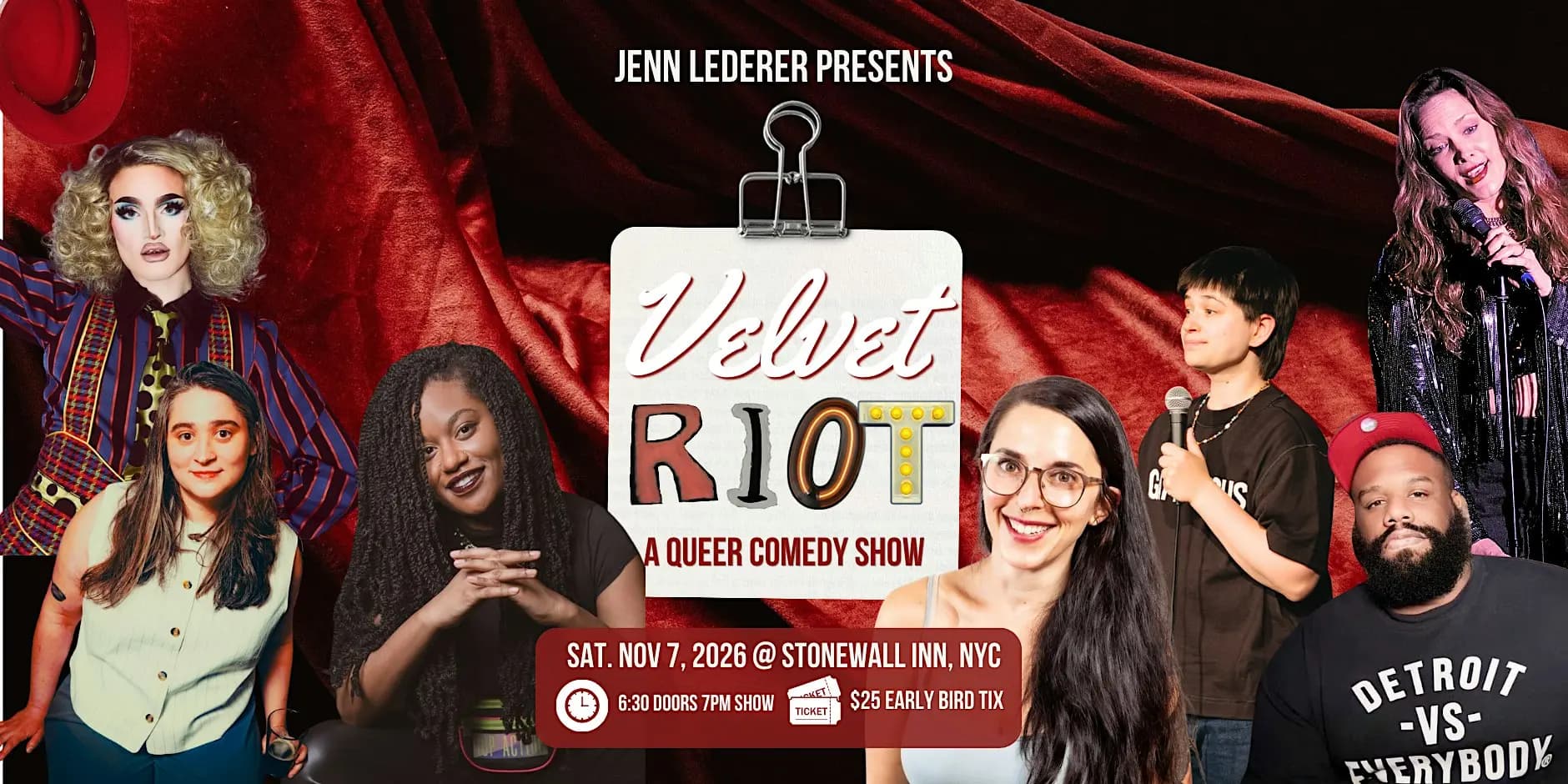 Velvet Riot: A Queer Comedy Show