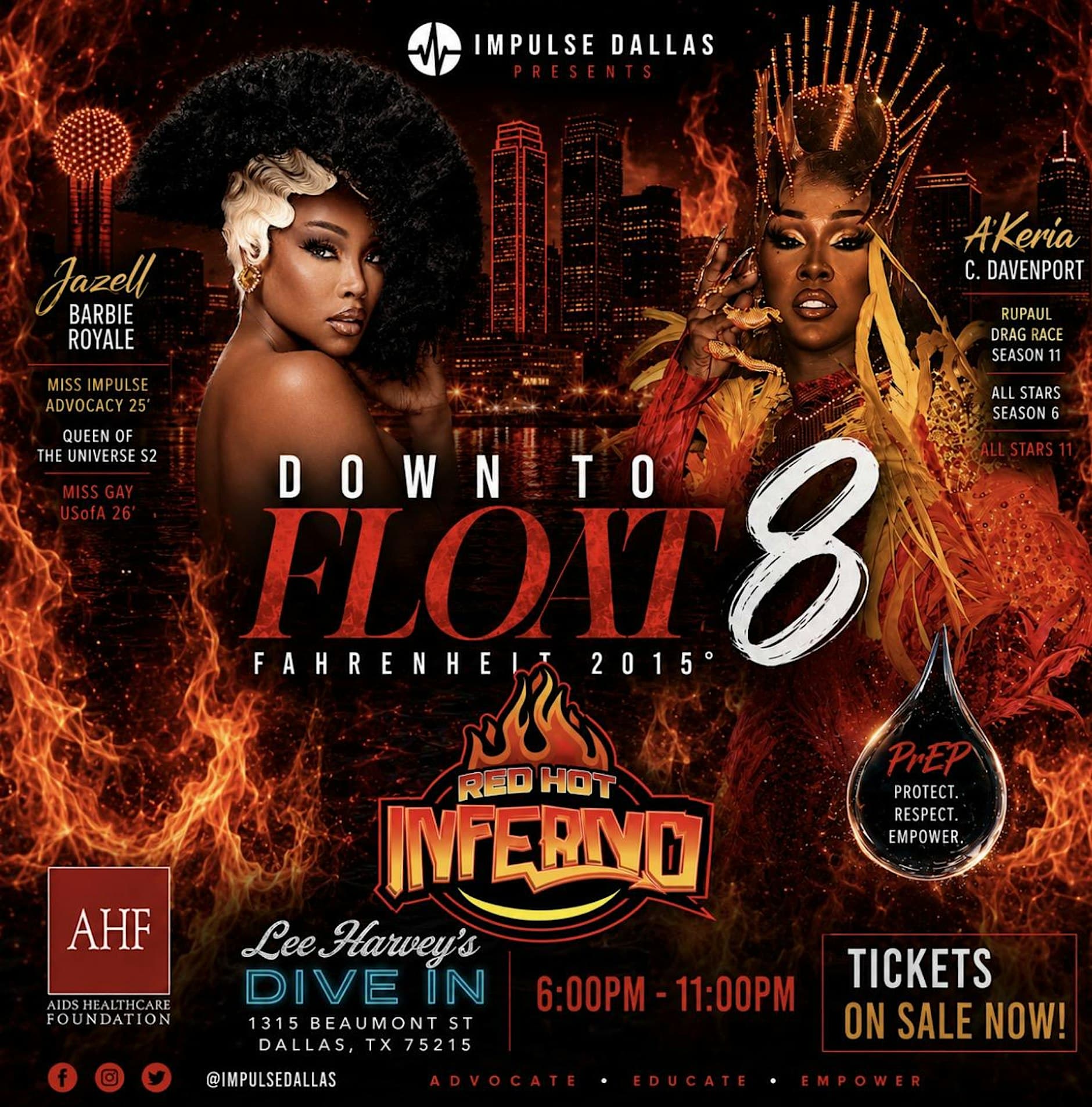 Impulse Dallas Presents Down To Float 8: The Red Hot Inferno